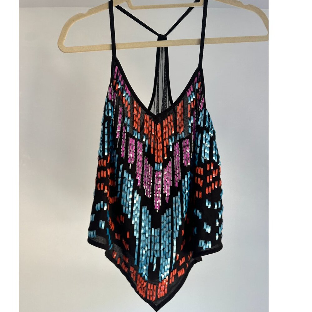 Hazel Haze Sequin Top